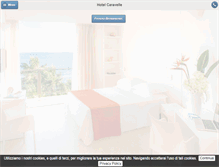 Tablet Screenshot of hotelcaravelle.it